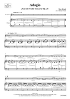 Adagio Clarinet Solo scores gallery preview page 3