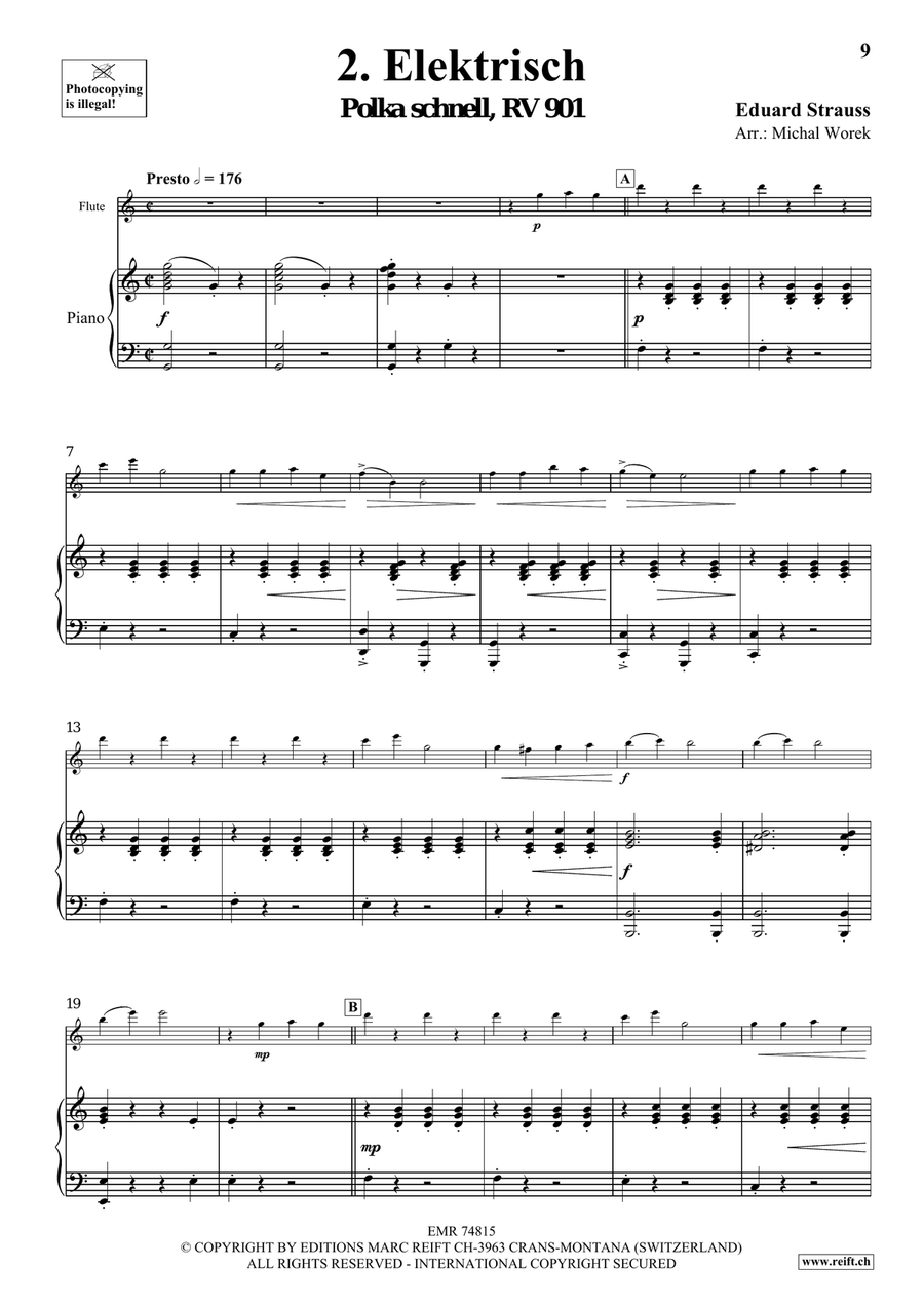 The Charm Of Vienna Volume 2 Flute Solo scores gallery preview page 6
