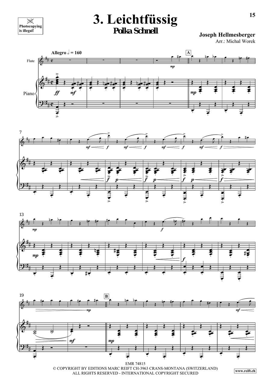 The Charm Of Vienna Volume 2 Flute Solo scores gallery preview page 8