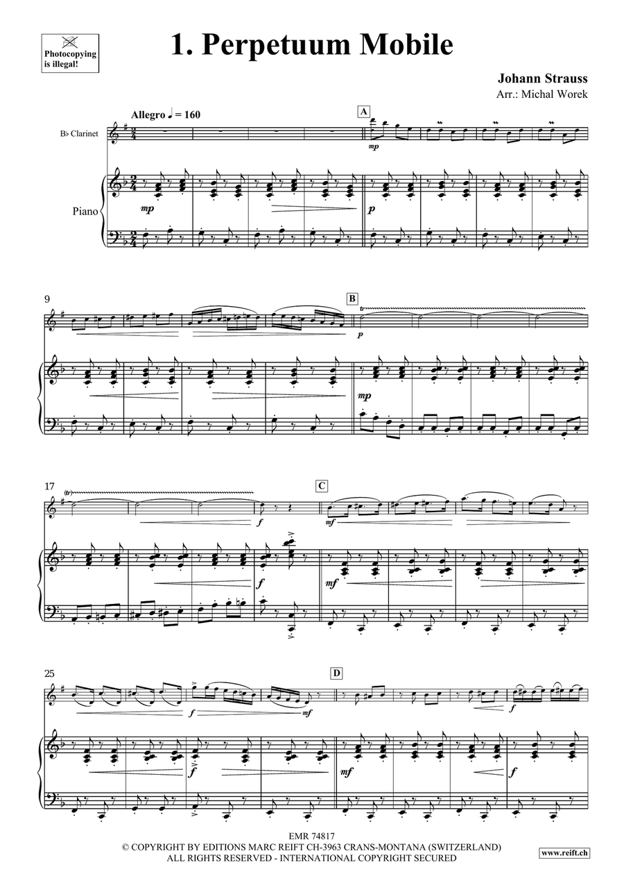 The Charm Of Vienna Volume 2 Clarinet Solo scores gallery preview page 4