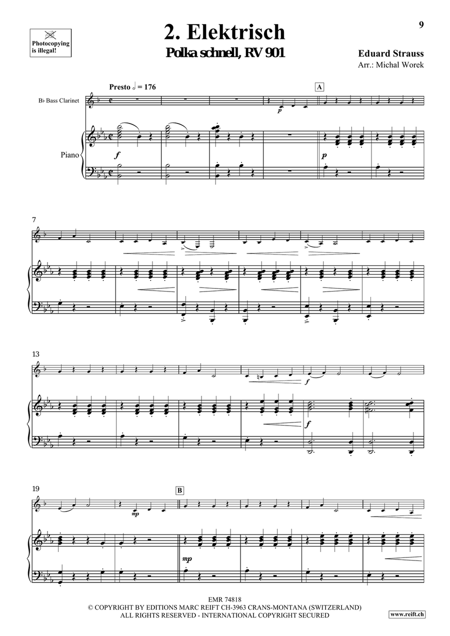 The Charm Of Vienna Volume 2 Bass Clarinet scores gallery preview page 6