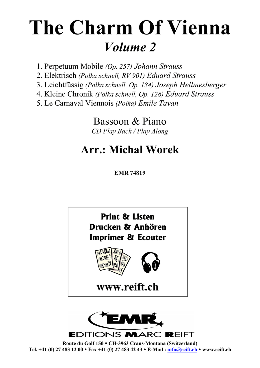 The Charm Of Vienna Volume 2 Bassoon Solo scores gallery preview page 2
