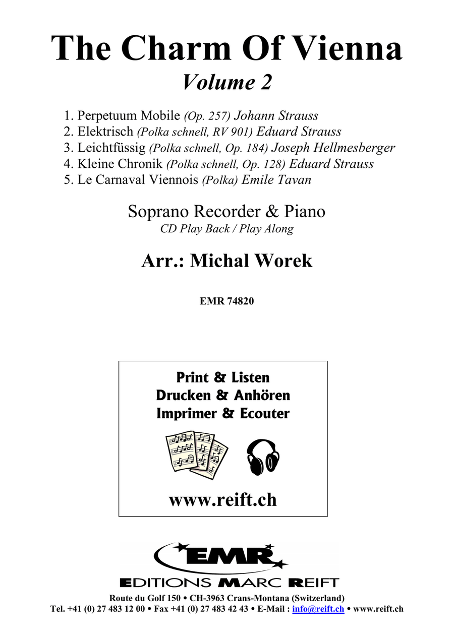 The Charm Of Vienna Volume 2 Soprano Recorder scores gallery preview page 2