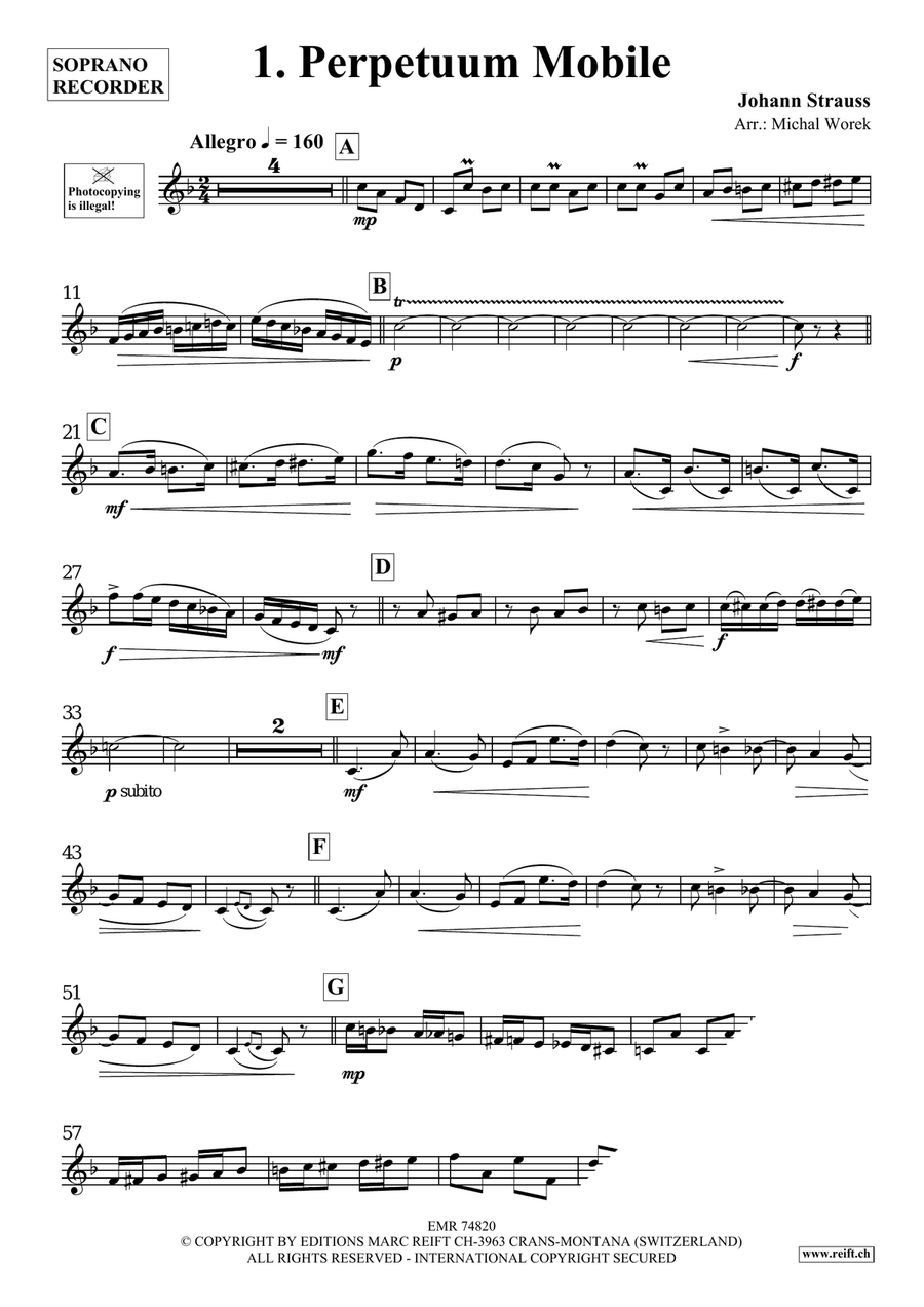 The Charm Of Vienna Volume 2 Soprano Recorder scores gallery preview page 3