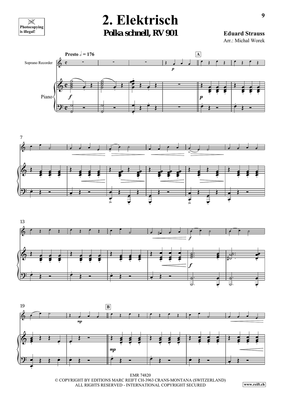 The Charm Of Vienna Volume 2 Soprano Recorder scores gallery preview page 6