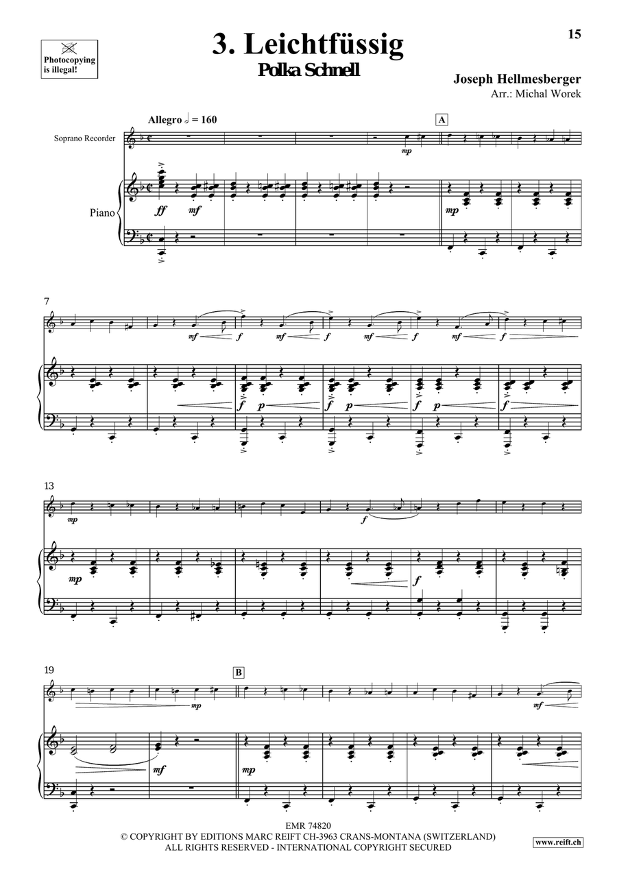 The Charm Of Vienna Volume 2 Soprano Recorder scores gallery preview page 8