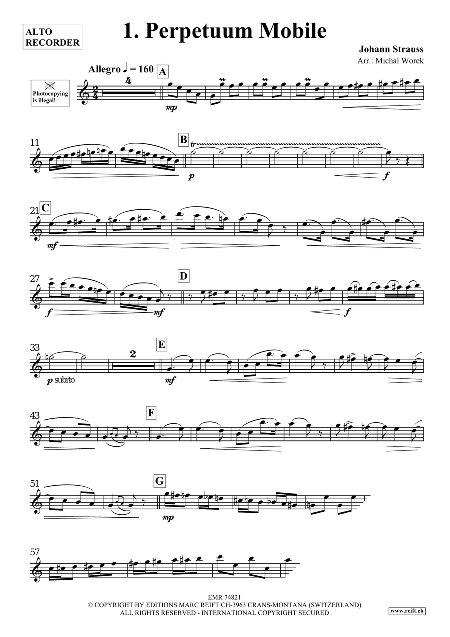 The Charm Of Vienna Volume 2 Alto Recorder scores gallery preview page 3