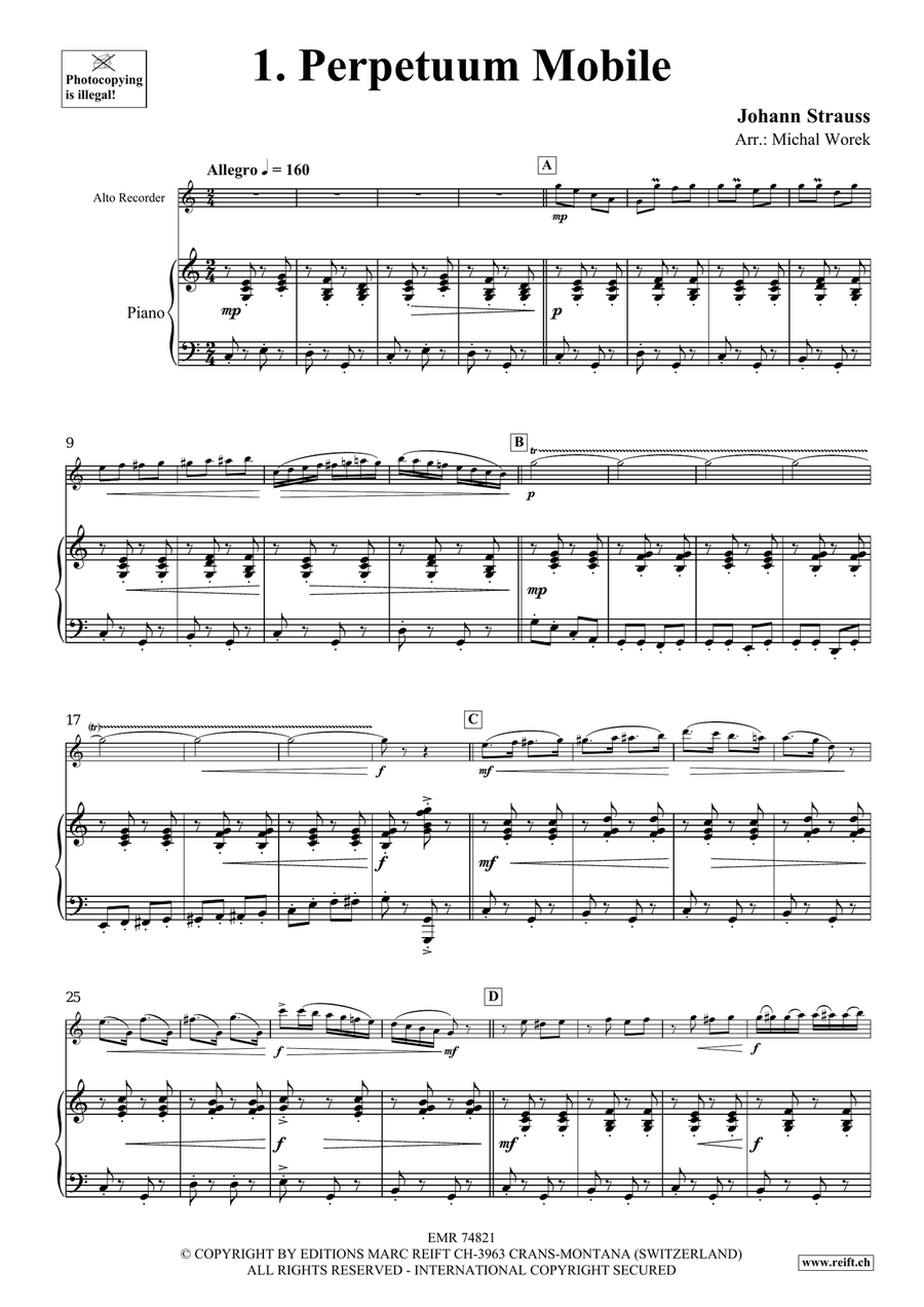 The Charm Of Vienna Volume 2 Alto Recorder scores gallery preview page 4