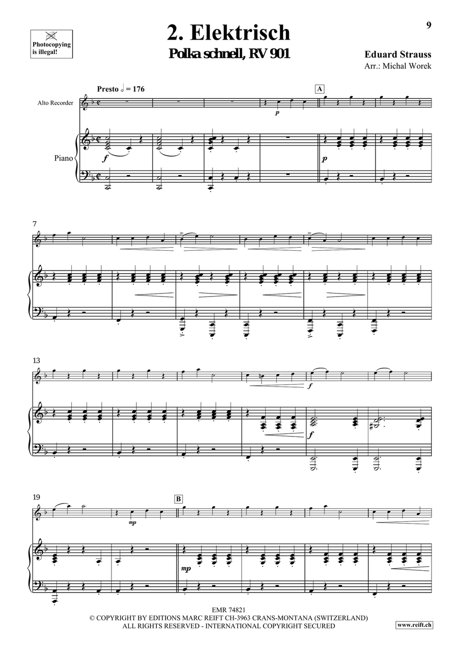 The Charm Of Vienna Volume 2 Alto Recorder scores gallery preview page 6