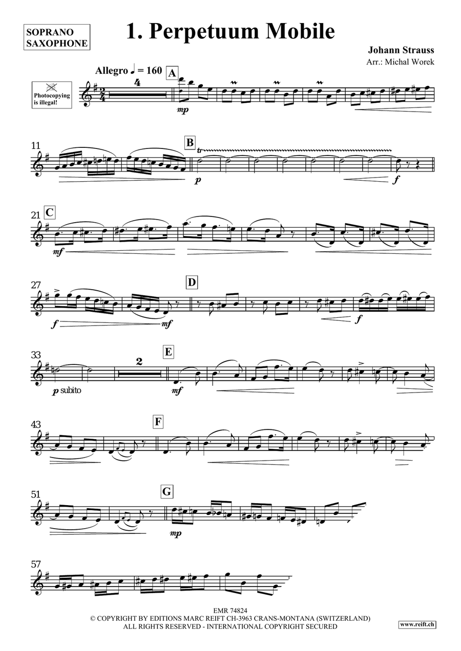 The Charm Of Vienna Volume 2 Soprano Saxophone scores gallery preview page 3