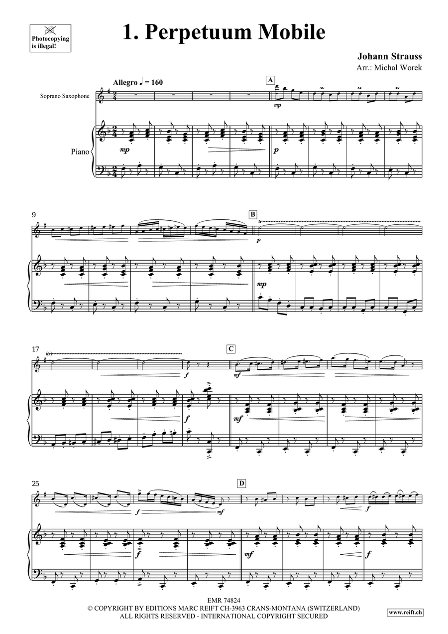 The Charm Of Vienna Volume 2 Soprano Saxophone scores gallery preview page 4