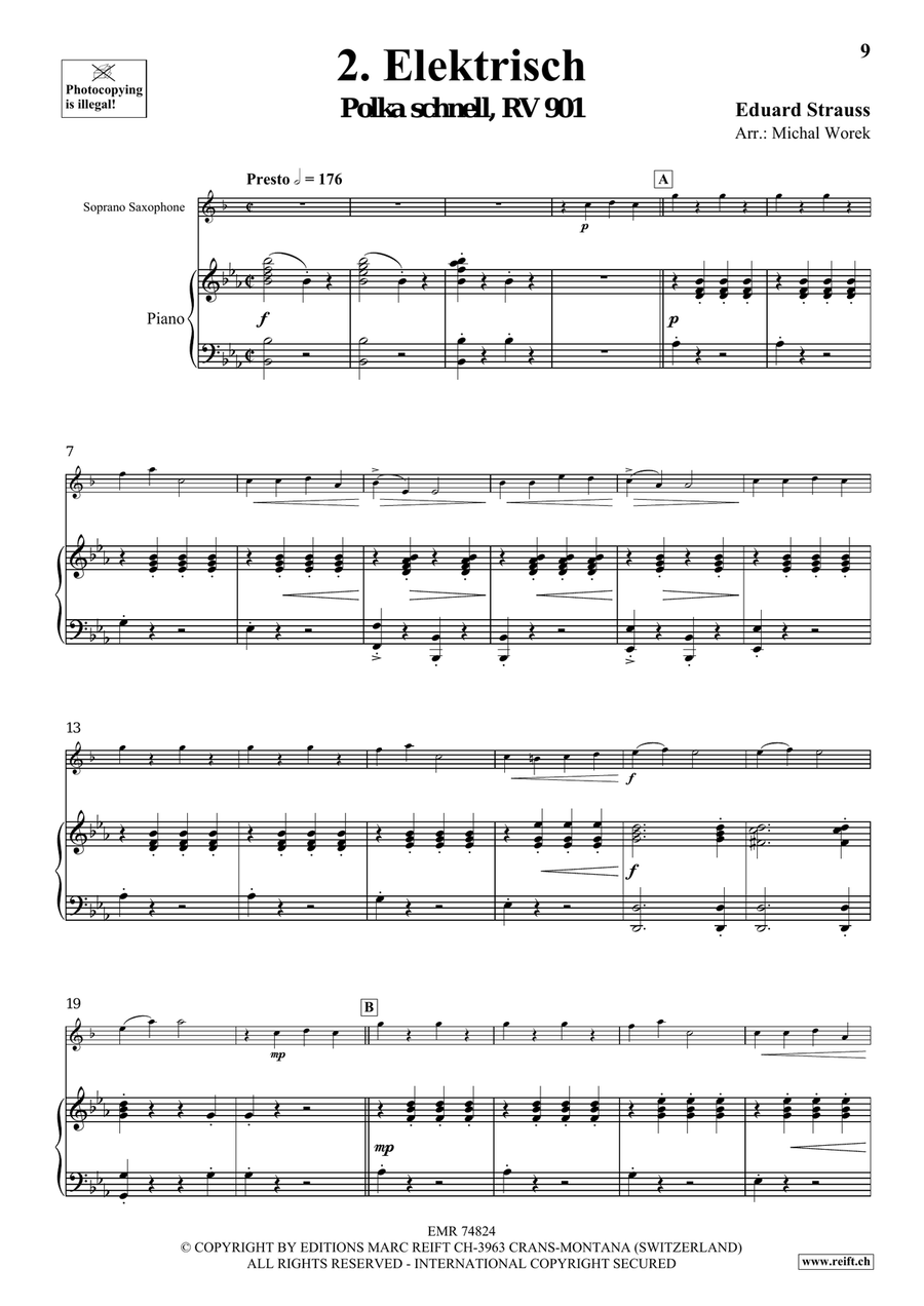 The Charm Of Vienna Volume 2 Soprano Saxophone scores gallery preview page 6