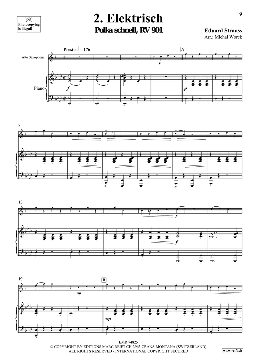The Charm Of Vienna Volume 2 Alto Saxophone scores gallery preview page 6
