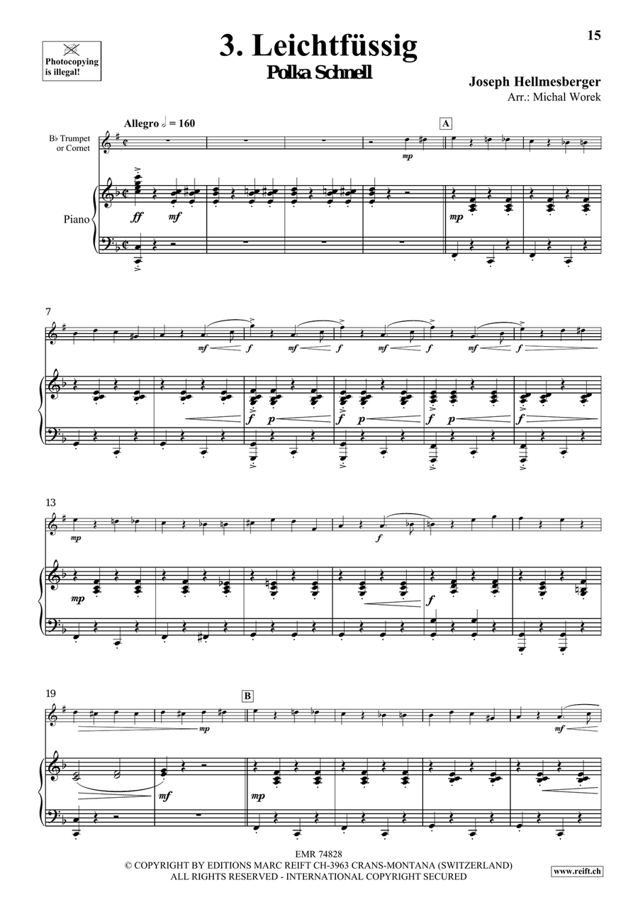 The Charm Of Vienna Volume 2 Cornet scores gallery preview page 8