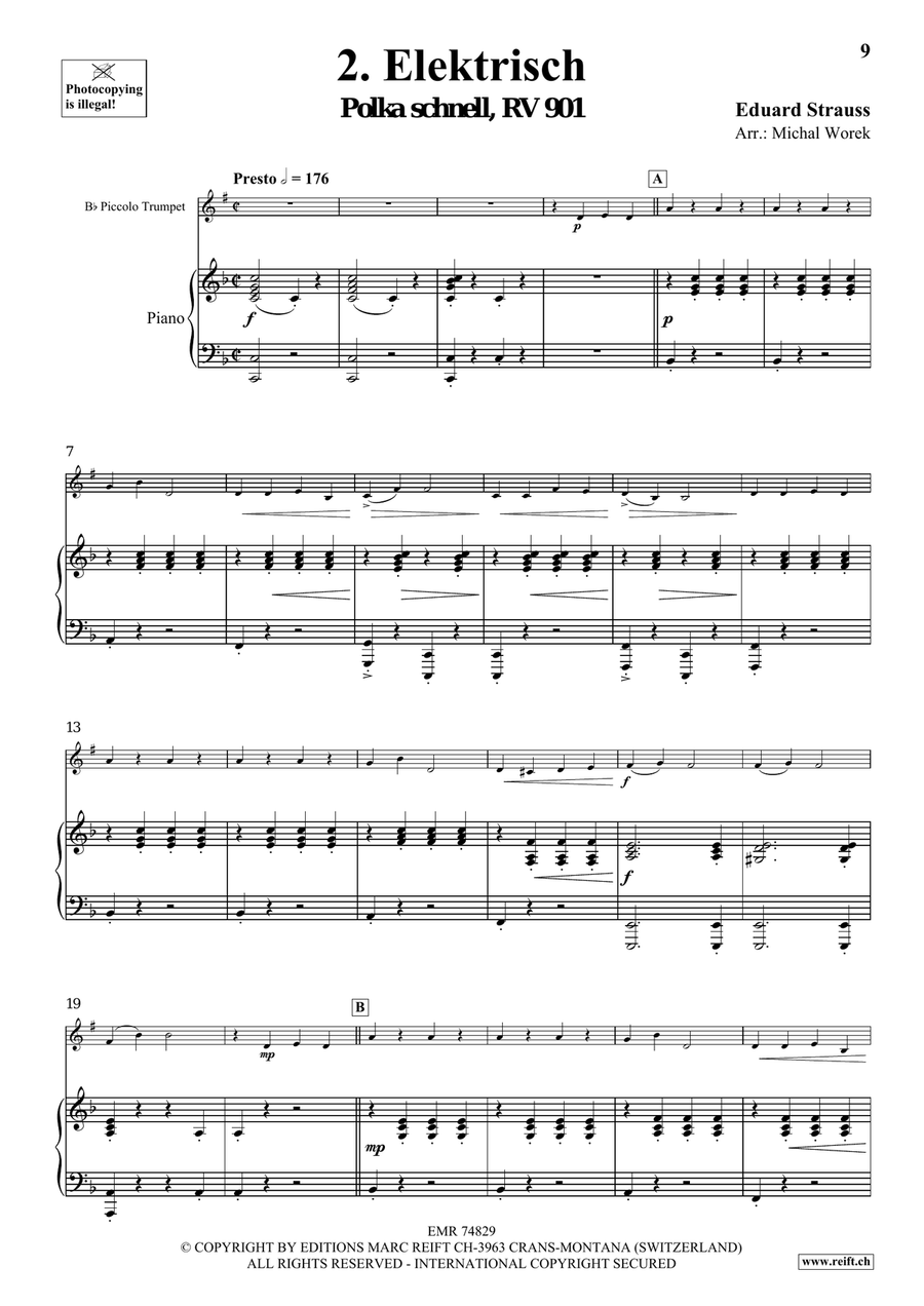 The Charm Of Vienna Volume 2 Piccolo Trumpet scores gallery preview page 6