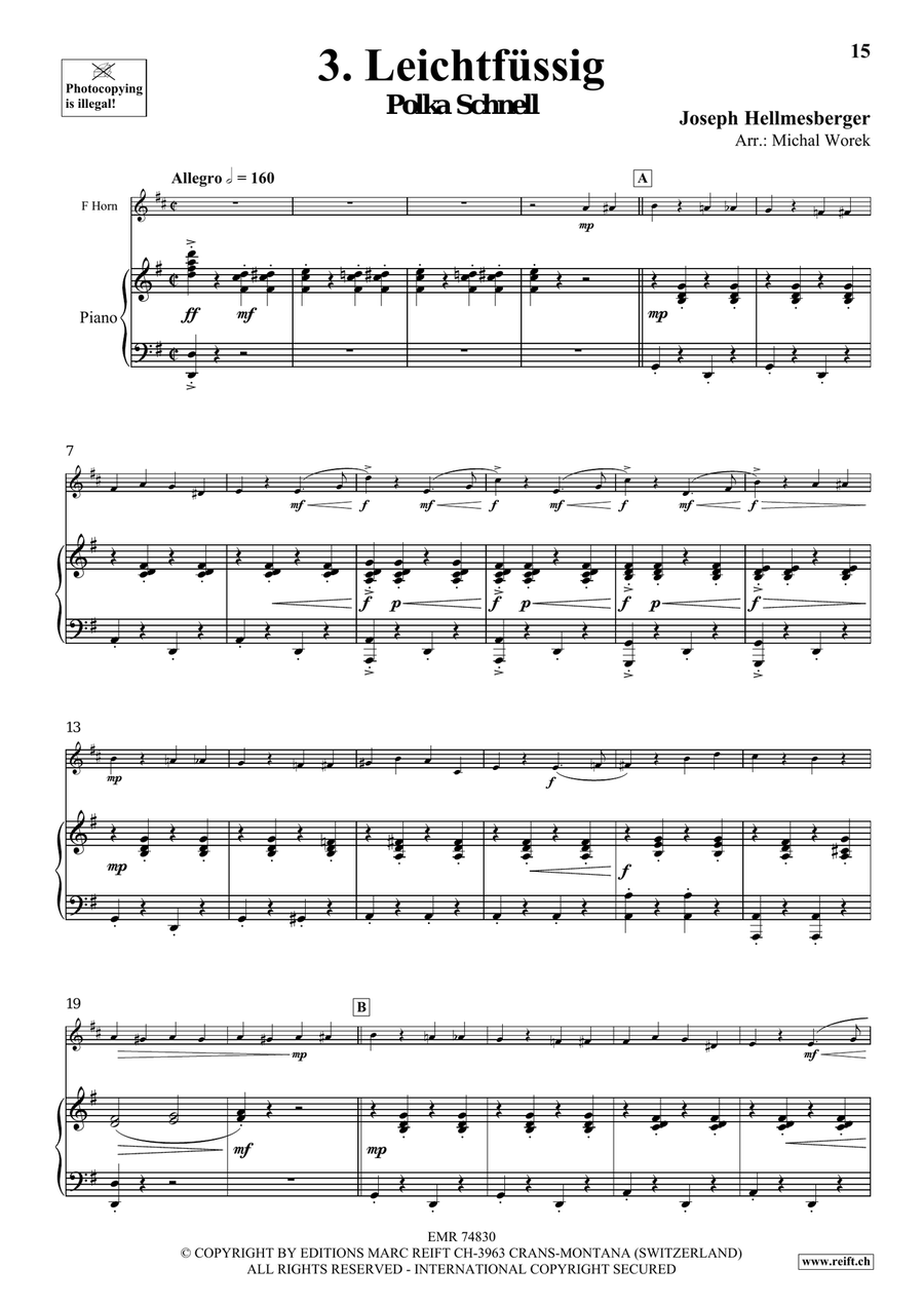 The Charm Of Vienna Volume 2 Horn scores gallery preview page 8