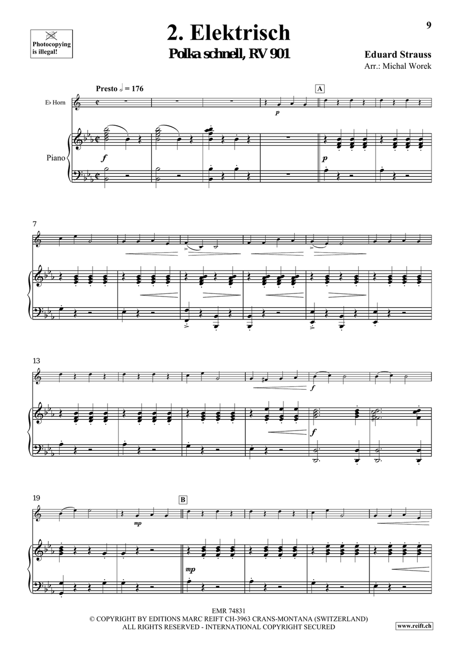 The Charm Of Vienna Volume 2 Horn scores gallery preview page 6