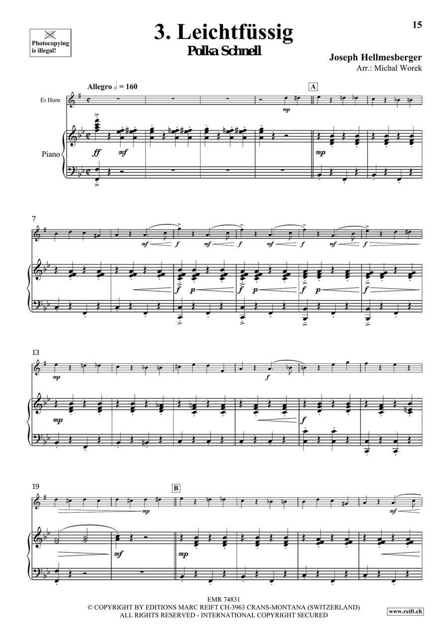 The Charm Of Vienna Volume 2 Horn scores gallery preview page 8
