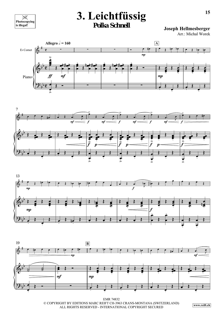 The Charm Of Vienna Volume 2 Cornet scores gallery preview page 8