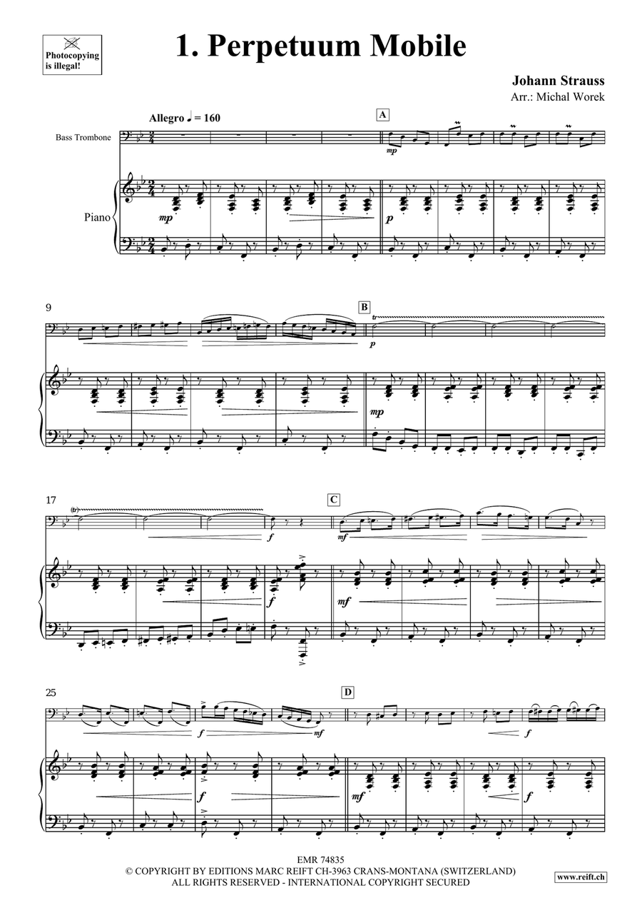 The Charm Of Vienna Volume 2 Trombone scores gallery preview page 4