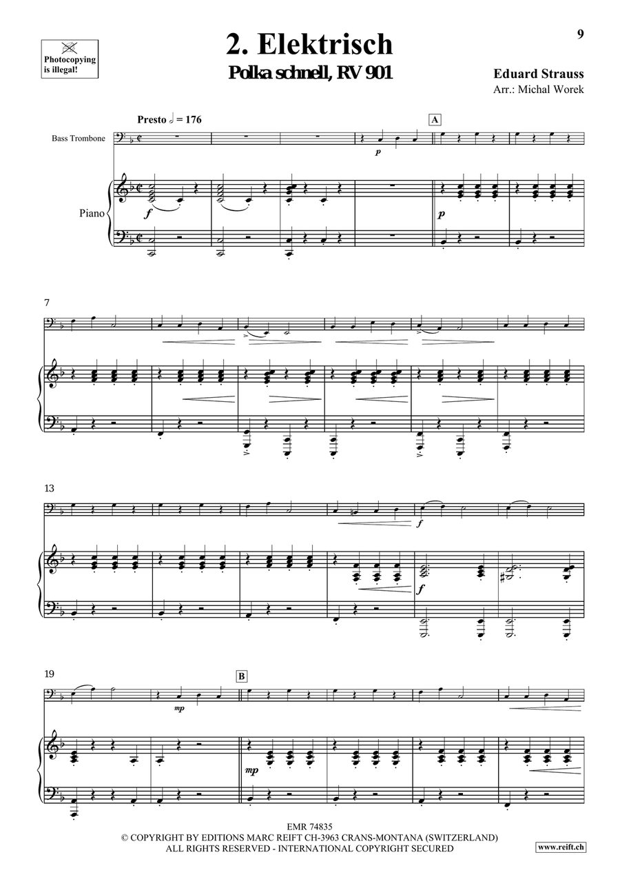 The Charm Of Vienna Volume 2 Trombone scores gallery preview page 6