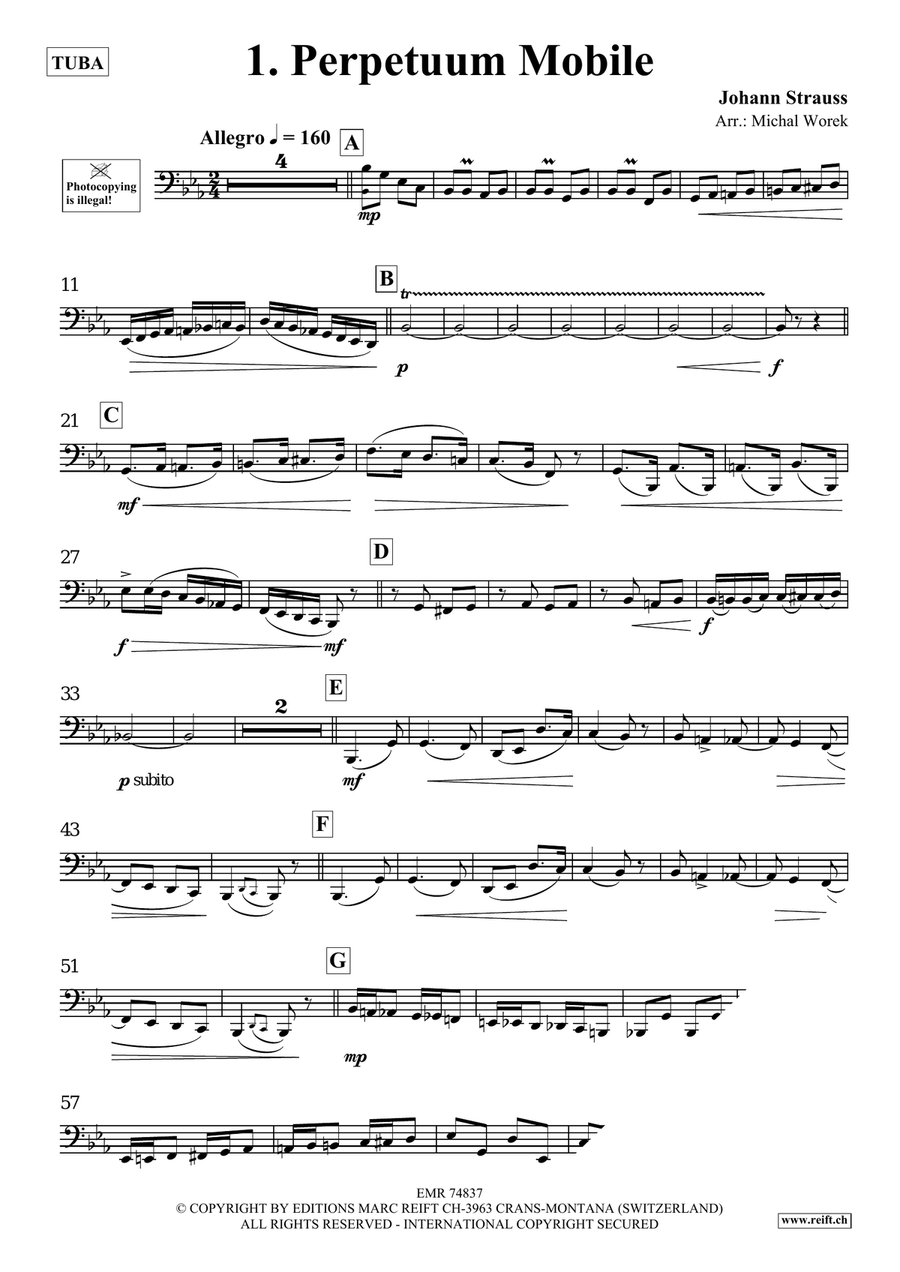 The Charm Of Vienna Volume 2 Tuba scores gallery preview page 3