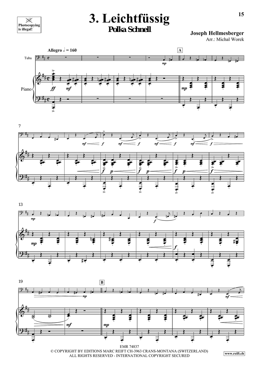 The Charm Of Vienna Volume 2 Tuba scores gallery preview page 8