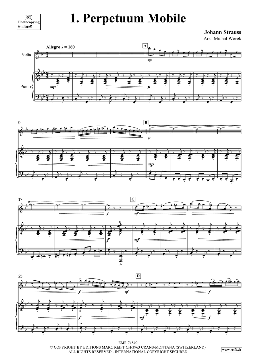 The Charm Of Vienna Volume 2 Violin Solo scores gallery preview page 4