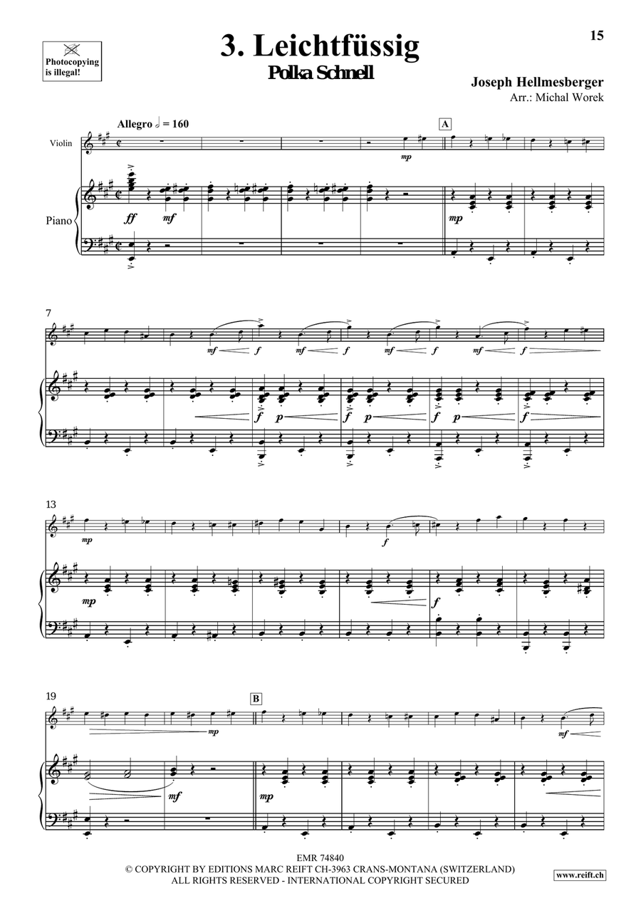 The Charm Of Vienna Volume 2 Violin Solo scores gallery preview page 8