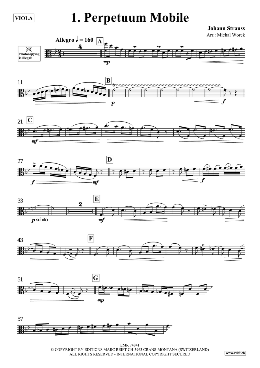 The Charm Of Vienna Volume 2 Viola scores gallery preview page 3