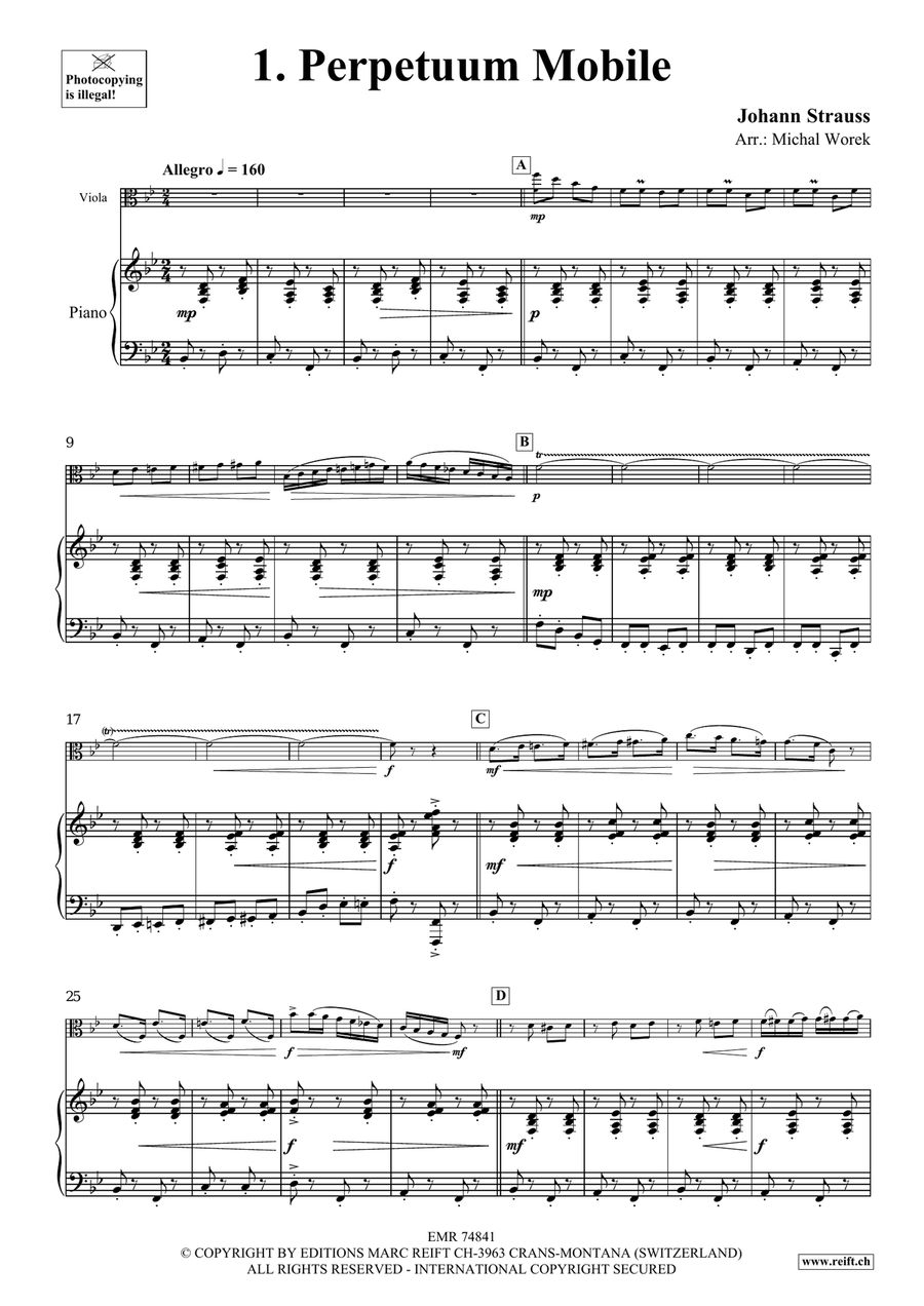 The Charm Of Vienna Volume 2 Viola scores gallery preview page 4