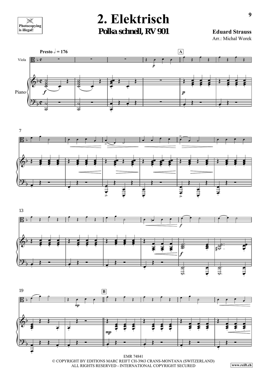 The Charm Of Vienna Volume 2 Viola scores gallery preview page 6