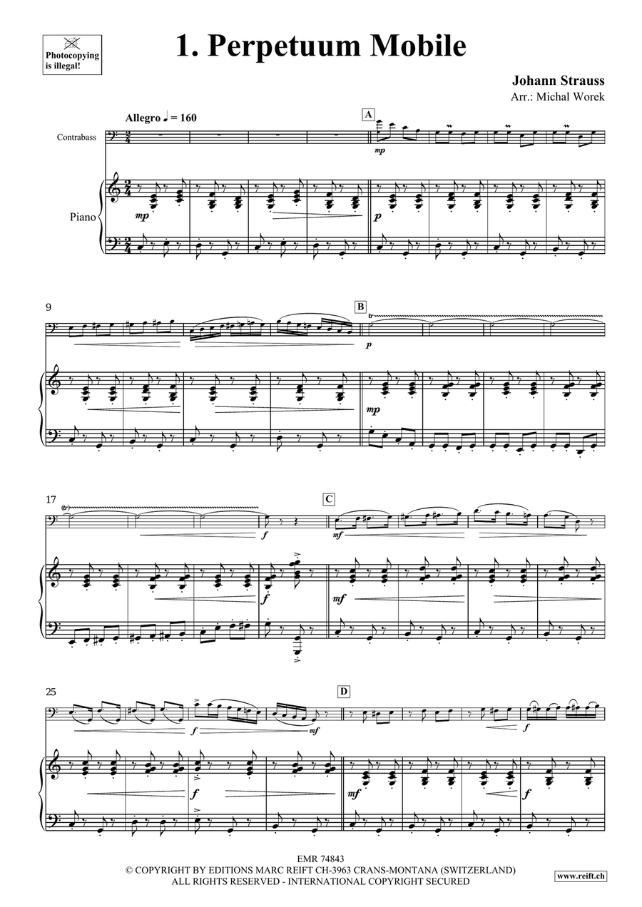 The Charm Of Vienna Volume 2 Double Bass scores gallery preview page 4
