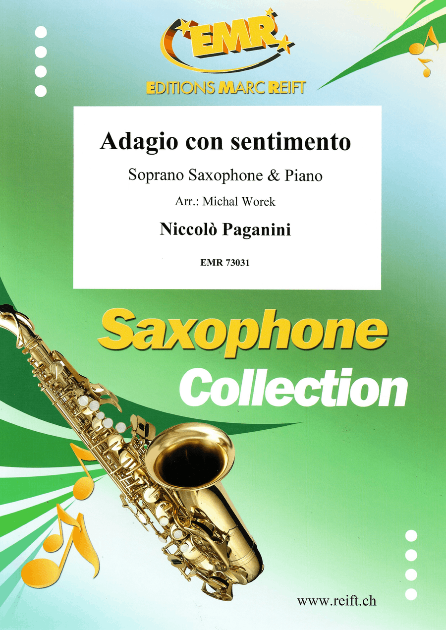 Adagio con sentimento Adagio con sentimento Soprano Saxophone scores gallery preview page 1