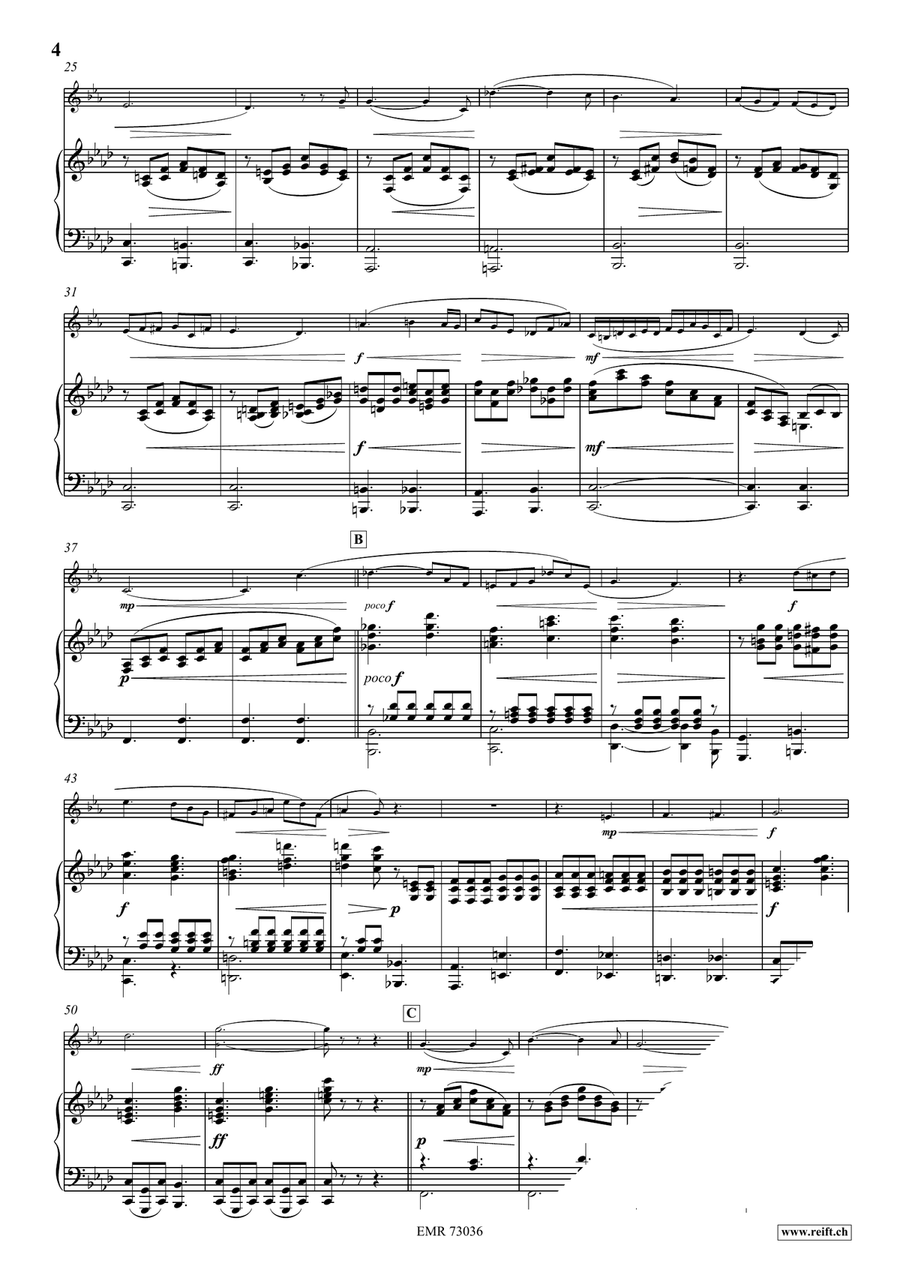 Adagio con sentimento Adagio con sentimento Horn scores gallery preview page 4