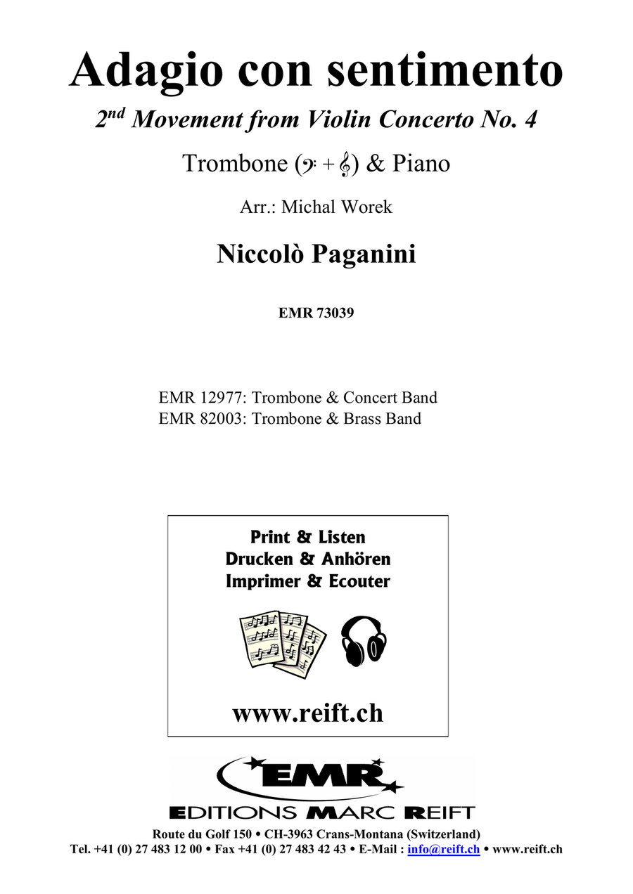 Adagio con sentimento Adagio con sentimento Piano Accompaniment scores gallery preview page 2