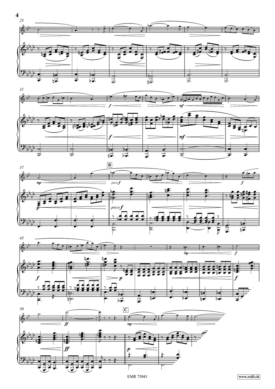 Adagio con sentimento Adagio con sentimento Euphonium scores gallery preview page 4