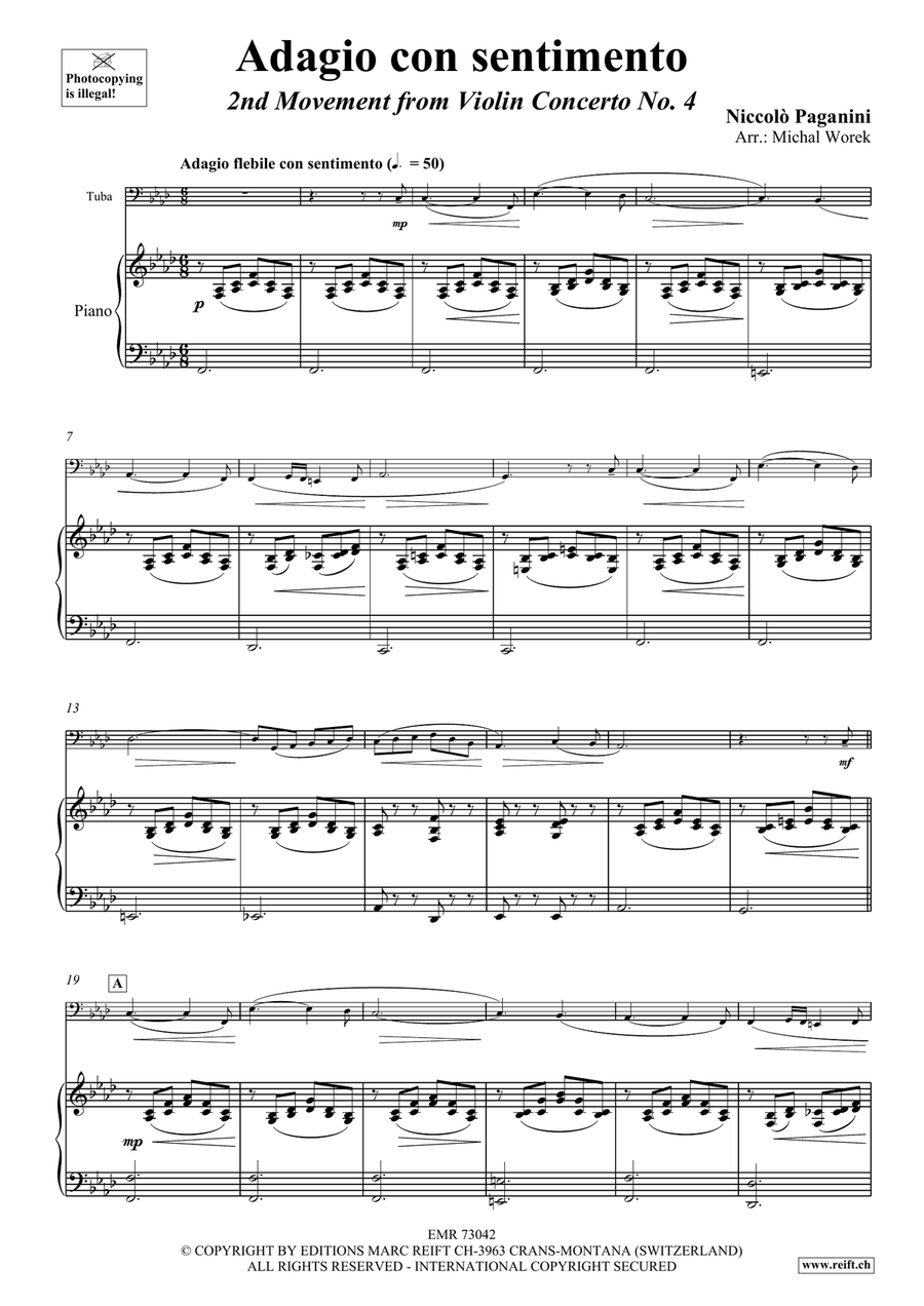 Adagio con sentimento Adagio con sentimento Tuba scores gallery preview page 3