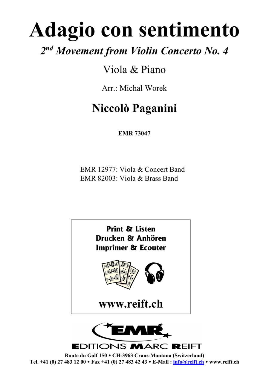 Adagio con sentimento Adagio con sentimento Piano Accompaniment scores gallery preview page 2