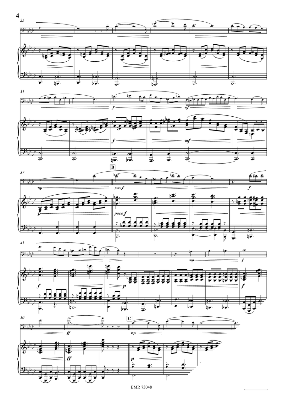 Adagio con sentimento Adagio con sentimento Piano Accompaniment scores gallery preview page 4