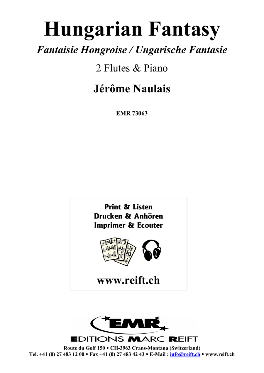 Hungarian Fantasy Hungarian Fantasy Flute Duet scores gallery preview page 2