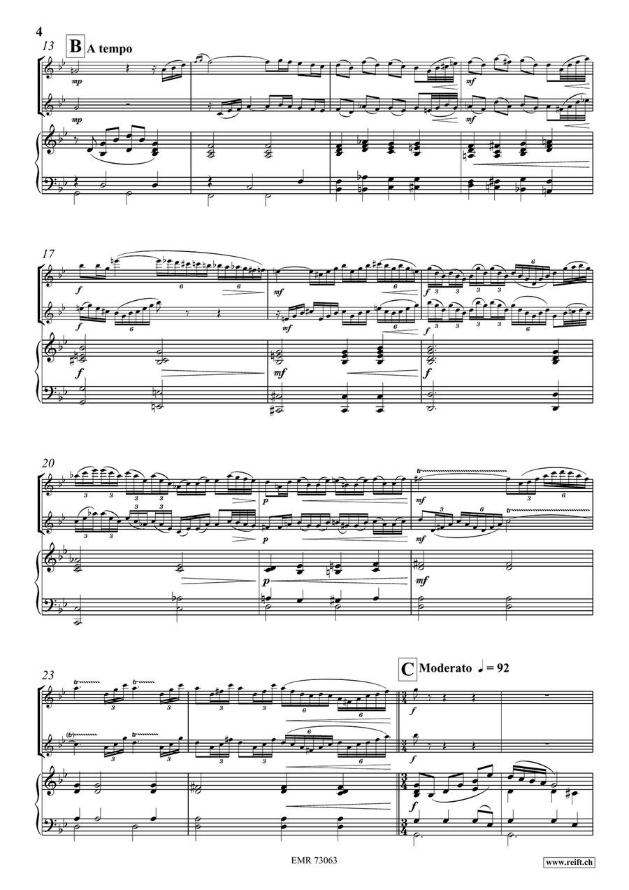 Hungarian Fantasy Hungarian Fantasy Flute Duet scores gallery preview page 5