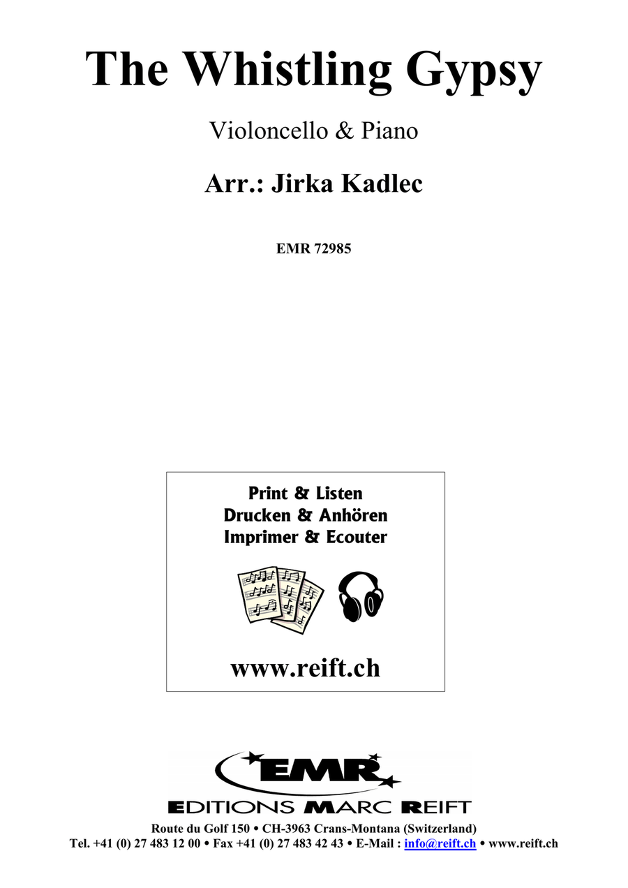 The Whistling Gypsy The Whistling Gypsy Piano Accompaniment scores gallery preview page 2