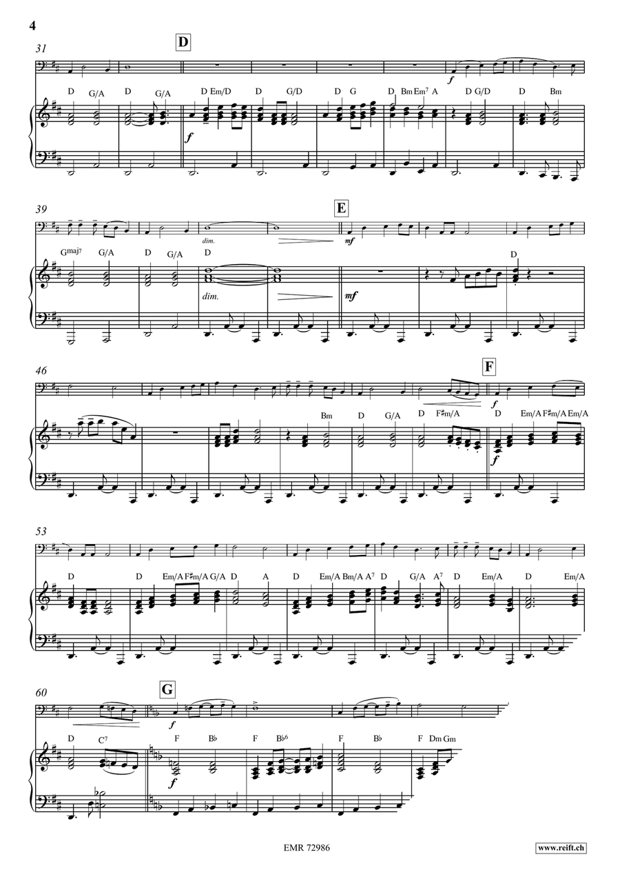 The Whistling Gypsy The Whistling Gypsy Double Bass scores gallery preview page 5