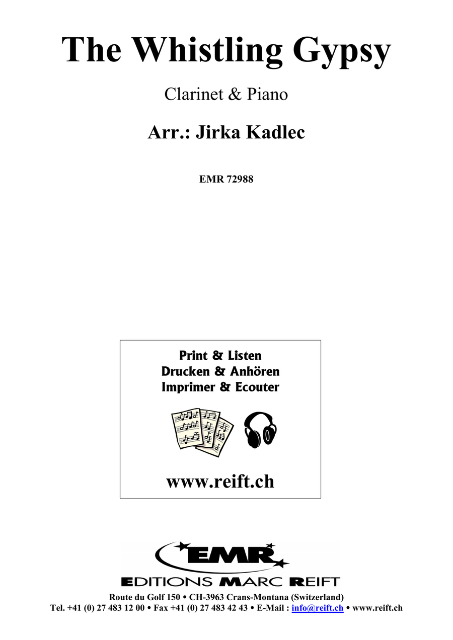 The Whistling Gypsy The Whistling Gypsy Clarinet Solo scores gallery preview page 2