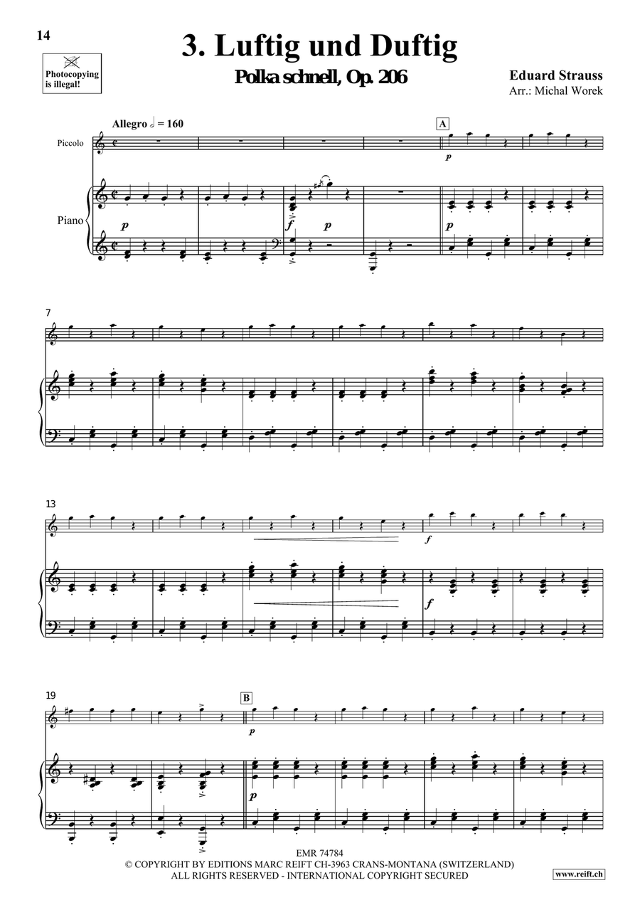 The Charm Of Vienna Volume 1 Piccolo scores gallery preview page 8