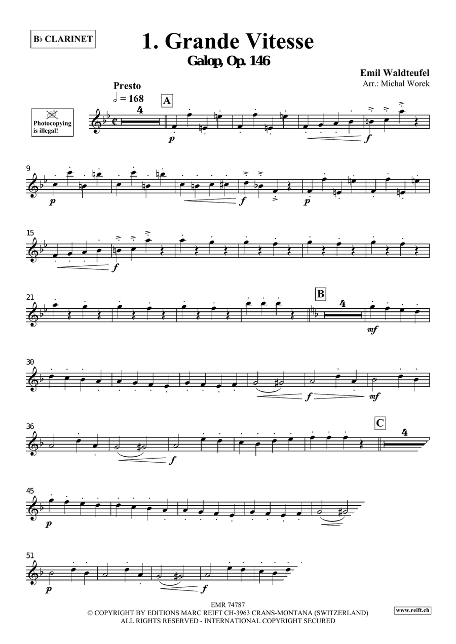 The Charm Of Vienna Volume 1 Clarinet Solo scores gallery preview page 3