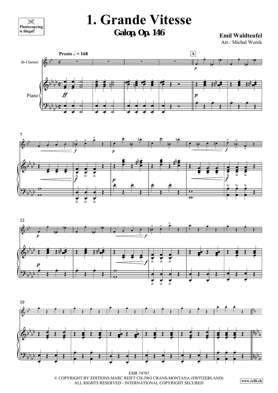 The Charm Of Vienna Volume 1 Clarinet Solo scores gallery preview page 4