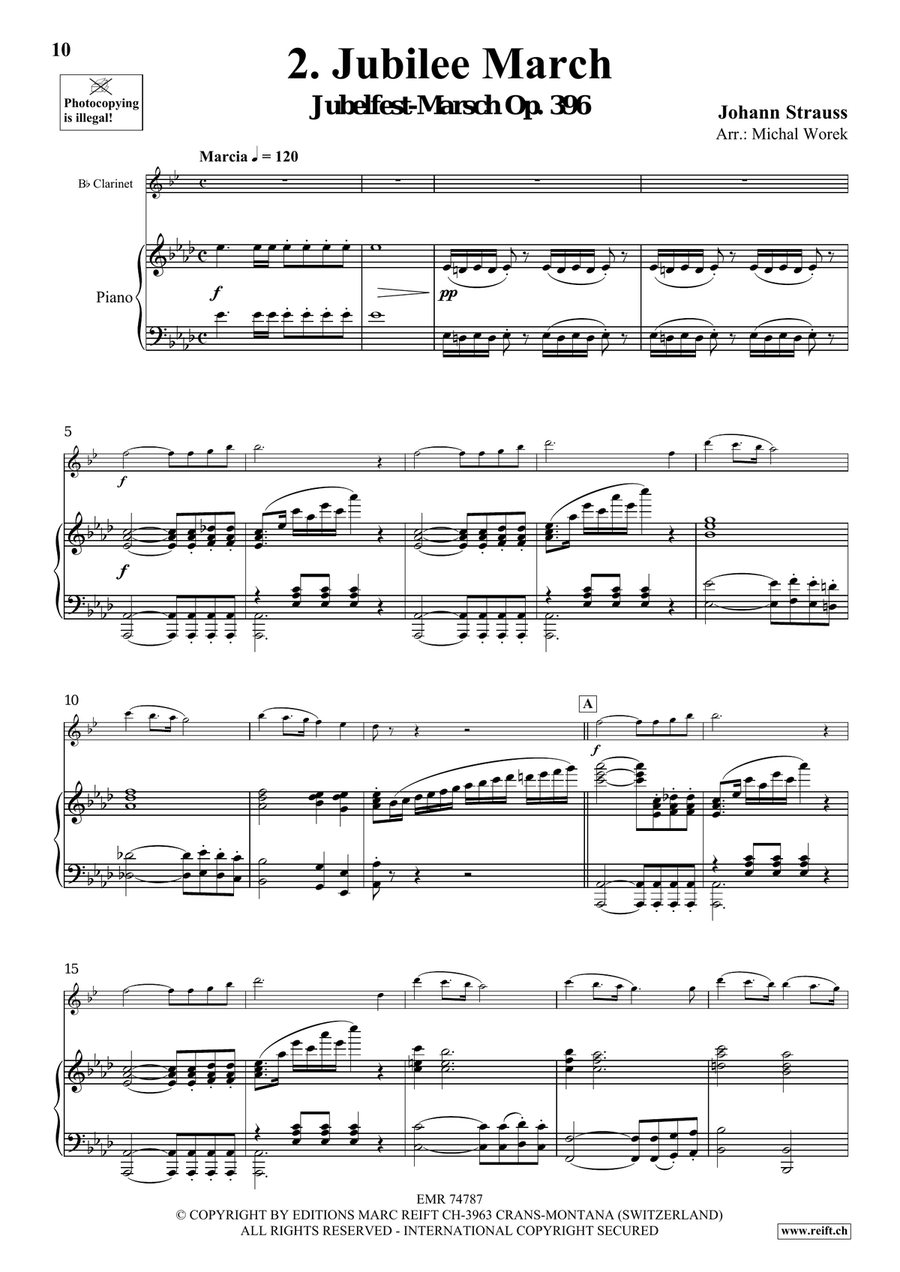 The Charm Of Vienna Volume 1 Clarinet Solo scores gallery preview page 6