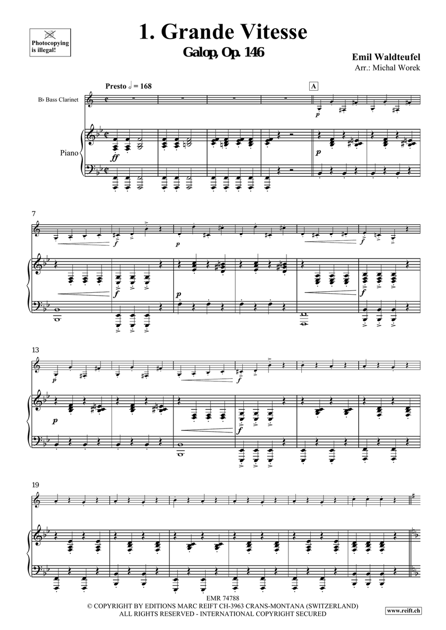 The Charm Of Vienna Volume 1 Bass Clarinet scores gallery preview page 4